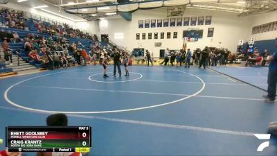 58-63 lbs Round 4 - Craig Krantz, North Big Horn Rams vs Rhett Goolsbey, Powell Wrestling Club