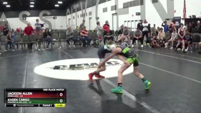 60 lbs Placement Matches (8 Team) - Kasen Cargo, Minions Black (GA) vs Jackson Allen, Rebellion