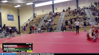 133 lbs Quarterfinal - Elon Rodriguez, Triton Community College vs Seth McGrew, Nebraska Weslyn University