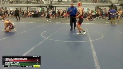 132 lbs Round 6 (8 Team) - Michael Groszkowski, TNWC Red vs Jackson Maby, Prestige Worldwide