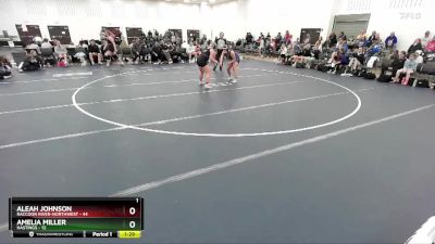 170 lbs Round 5 (6 Team) - Aleah Johnson, Raccoon River-Northwest vs Amelia Miller, Hastings