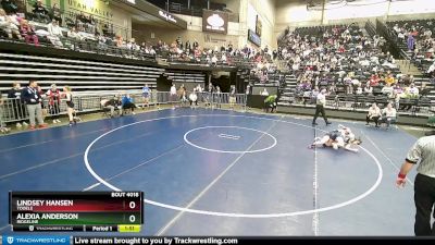 4A 110 lbs Champ. Round 1 - Lindsey Hansen, Tooele vs Alexia Anderson, Ridgeline