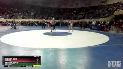 3A-120 lbs Quarterfinal - Beau Murphy, Blackwell vs Carson Orr, Plainview