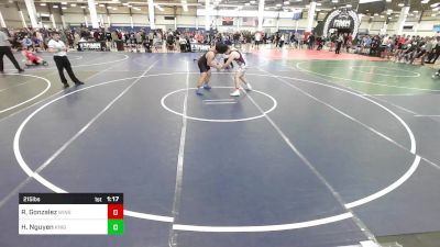 215 lbs Quarterfinal - Rudy Gonzalez, Winslow vs Huy Nguyen, Knights Wrestling