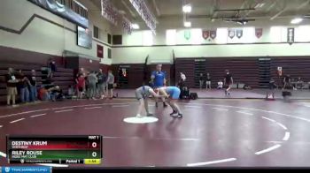 16UW-2 lbs Rr3 - Destiny Krum, Winthrop vs Riley Rouse, Indee Mat Club