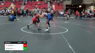 96 lbs Semifinal - Antonio Guebara, Maize Wrestling Club vs Dominic Sanchez, U-Town Hammers Wrestling