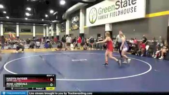 148 lbs Round 1 (6 Team) - Rose Lonsdale, Grit And Grace vs Haidyn Snyder, Grand View