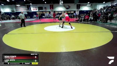 190 lbs Cons. Round 2 - Noah Ponce, Redondo Union vs Luke Smith, Webb