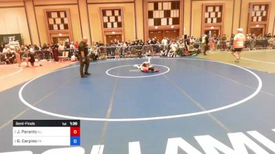 77 lbs Semifinal - Jax Paranto, Nj vs Geno Carpino, Pa