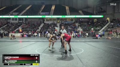 132 lbs Cons. Round 3 - Eli Camacho, U Town Hammers vs Carter Eakins, Con-Kids