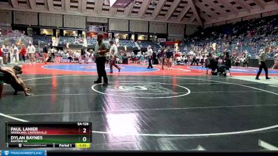 5A-126 lbs Champ. Round 1 - Paul Lanier, Woodland, Cartersville vs Dylan Baynes, Eastside Hs