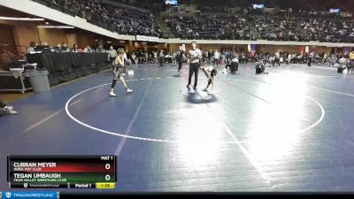 75 lbs Quarterfinal - Tegan Umbaugh, Team Valley Wrestling Club vs Curran Meyer, Indee Mat Club