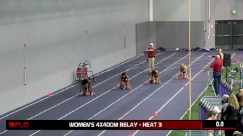 Women's 4x400m Relay, Heat 3