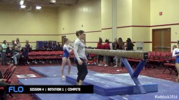Beam, Session 4, Rotation 2 - 2016 Lady Luck Invitational