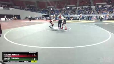 3A-132 lbs Cons. Round 3 - Cooper Yensen, McLoughlin vs Myles Swenson, Douglas