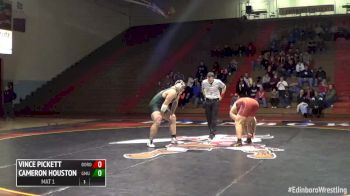 285 m, Billy Miller, Edinboro vs Gary Miltenberger, GMU