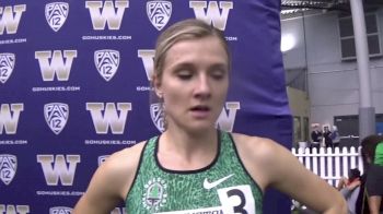 Brianne Theisen Eaton after 400m, talks big differences between pentathlon and heptathlon