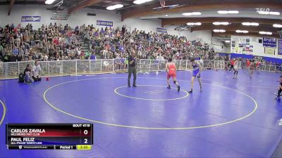 138 lbs Cons. Round 2 - Carlos Zavala, Hillsboro Mat Club vs Paul Feliz, All-Phase Wrestling