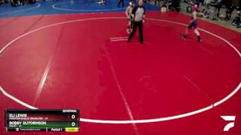 84 lbs Semis (4 Team) - Eli Lewis, Fosston-Bagley Brawlers vs Bobby Gutormson, Foley