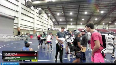 265 lbs Finals (2 Team) - Jake Adams, Utah Green vs Leland Day, Black Fox Wrestling