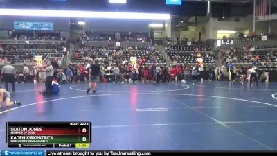 110 lbs Cons. Round 4 - Slaton Jones, Legends Of Gold vs Kaden Kirkpatrick, Moen Wrestling Academy