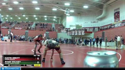 182 lbs Cons. Round 5 - Ryder Wacasey, Hobart Middle School vs Austin Abbott, Prairie Heights