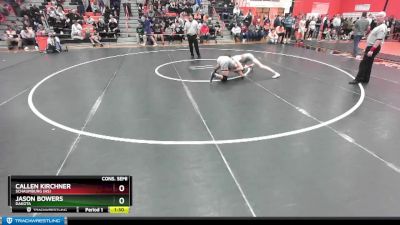 144 lbs Cons. Semi - Jason Bowers, DAKOTA vs Callen Kirchner, SCHAUMBURG (HS)