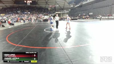 Girls 3A/4A 125 Quarterfinal - Eden Lopez, Chief Sealth (Girls) vs Parker Lastala, Glacier Peak (Girls)