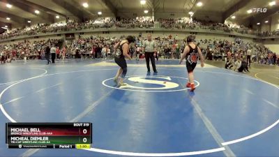 150 lbs Champ. Round 2 - Micheal Diemler, Tri-Cap Wrestling Club-AA vs Michael Bell, Bronco Wrestling Club-AAA