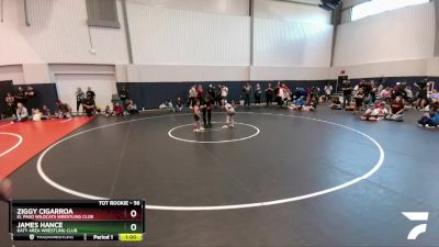 56 lbs Round 2 - James Hance, Katy Area Wrestling Club vs Ziggy Cigarroa, El Paso Wildcats Wrestling Club