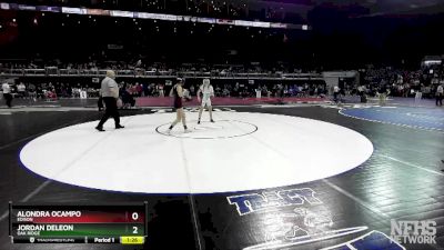 111 lbs Quarterfinal - Jordan DeLeon, Oak Ridge vs Alondra Ocampo, Edison