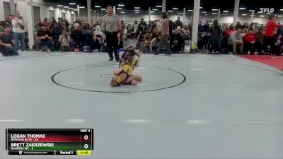 68 lbs Round 7 (10 Team) - Brett Zakrzewski, Rangers WC vs Logan Thomas, Brawler Elite