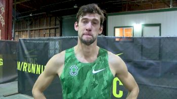 Andrew Wheating after his 1500m victory at the House of Track