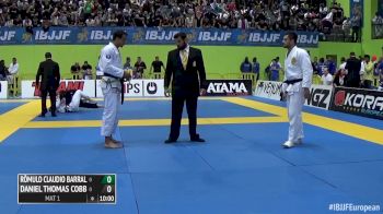 Romulo Barral vs Daniel Cobb Absolute 2016 IBJJF Europeans