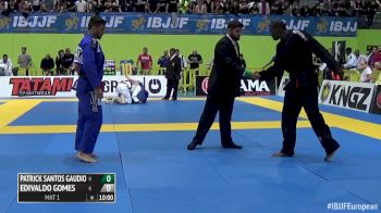 Patrick Gaudio vs Edivaldo Gomes Absolute 2016 IBJJF Europeans