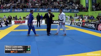 Romulo Barral vs Patrick Gaudio Absolute 2016 IBJJF Europeans