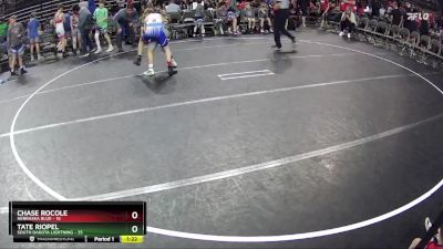 105 lbs Round 1 (6 Team) - Chase Rocole, Nebraska Blue vs Tate Riopel, South Dakota Lightning