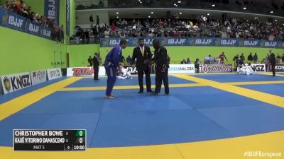 Christopher Bowe vs Kaue Damasceno 2016 IBJJF Europeans