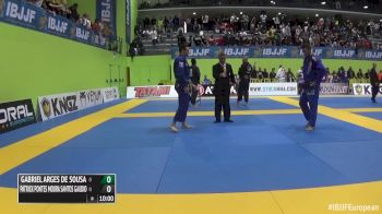 Gabriel Arges vs Patrick Gaudio 2016 IBJJF Europeans