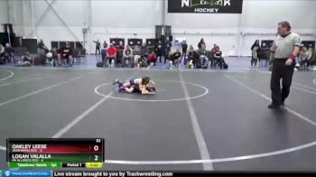 52 lbs Round 1 (8 Team) - Logan Valalla, PA Alliance Red vs Oakley Leese, Warhawks Red