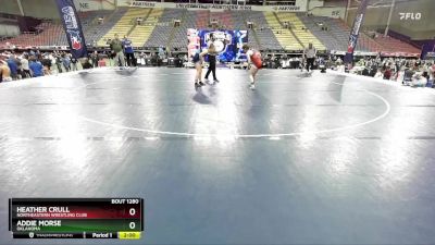 105 lbs Semifinal - Heather Crull, Northeastern Wrestling Club vs Addie Morse, Oklahoma