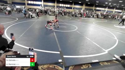 66 lbs Consolation - Nicolas Estrada, Victory WC-Central WA vs Aaron Ramirez, Savage House WC