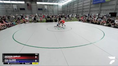 100 lbs Round 5 (6 Team) - Jackson Shipley, Team Texas B vs Max Glaser, North Dakota Blue