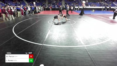 106 lbs Round Of 32 - Willem Pierce, Goffstown vs Lily Runez, Keene