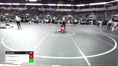 109 lbs Round Of 16 - Chevy Coleman, Southern Slammers vs Holly Emmons, Jackson County Wrestling Club