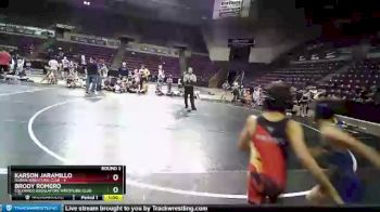 63 lbs Round 3 (10 Team) - Benjamin Baca, Duran Wrestling Club vs Brison Romero, Colorado Regulators Wrestling Club