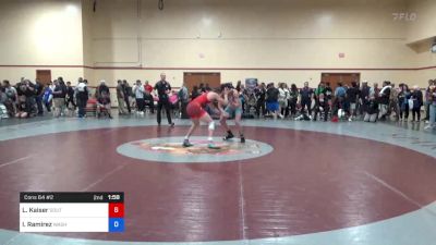 71 kg Cons 64 #2 - Luke Kaiser, Southeast Ohio Wrestling Club vs Isaiah Ramirez, Washington