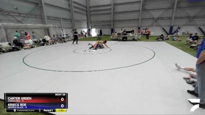 182 lbs 4th Wrestleback (16 Team) - Carter Green, Kansas Red vs Kriecg Roe, Georgia BLACK