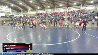 136 lbs Semifinal - Oakley Maddox, ID vs Dominic Meli, CO