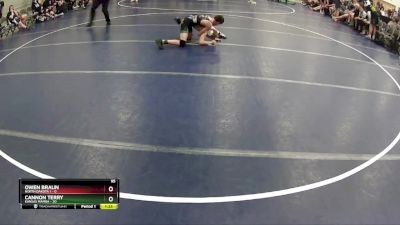 95 lbs Round 1 (6 Team) - Cannon Terry, Kansas Mamba vs Owen Braun, North Dakota 1